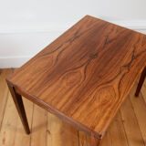 Paire de tables basses scandinaves vintage en palissandre 1960