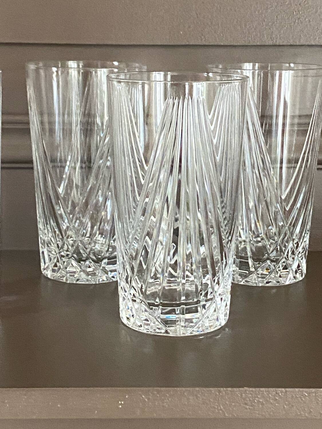 Vintage crystal glasses