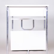 White Bauhaus writing desk made in 1930s Germany - Restored