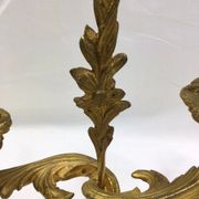 Pair of candelabra bronze rocaille