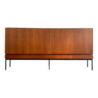 Buffet Mid-Century, modèle B60 en teck par Dieter Waeckerlin, Behr, années 1950