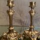 Pair of candlesticks in silver regulation art nouveau early twentieth century