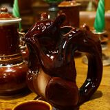 Squirrel ceramic pitcher