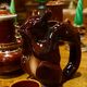 Squirrel ceramic pitcher