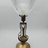 Old passageway wall lamp Marine lamp with holophane tulip pendulum