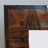 Miroir en ronce de noyer brillant Mamounia