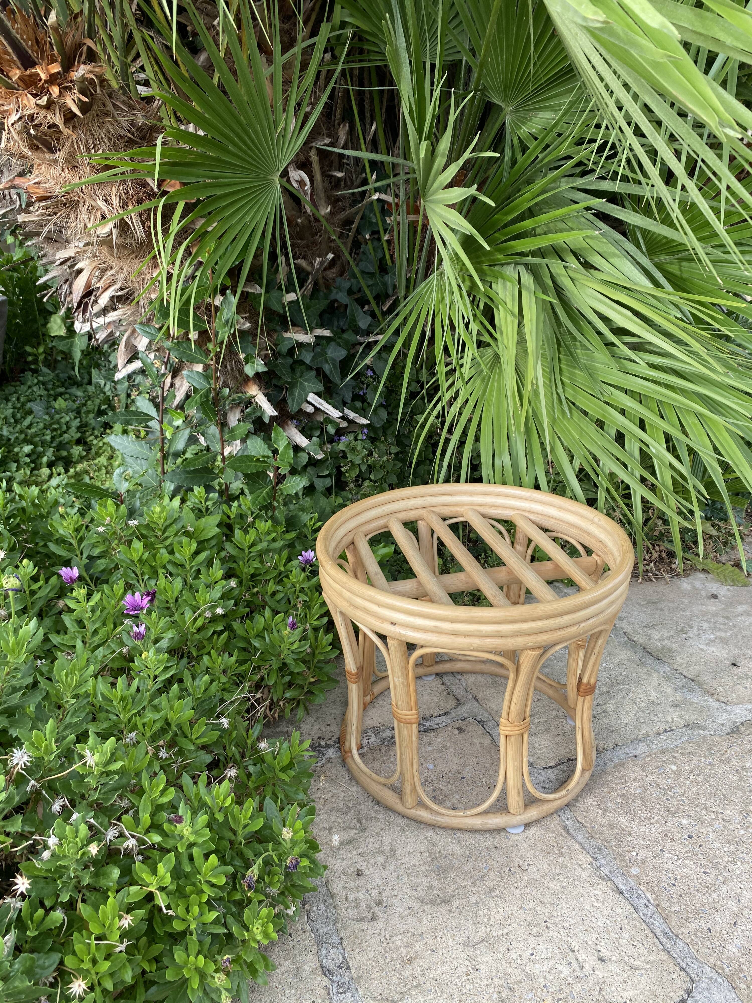 Bamboo stool from the 70s