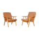 Paire de fauteuils Thonet Boomerang