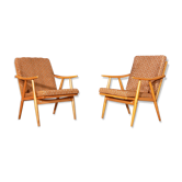Pair of Thonet Boomerang  chairs