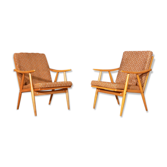 Pair of Thonet Boomerang  chairs
