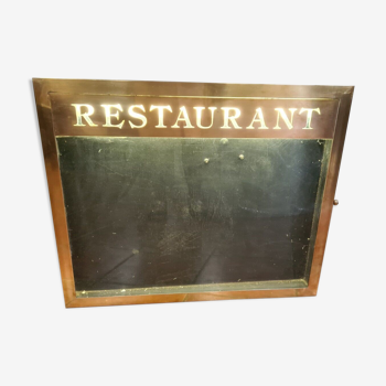 brass restaurant menu holder