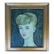 Mid 20th Century Portrait of a Woman Oil Painting