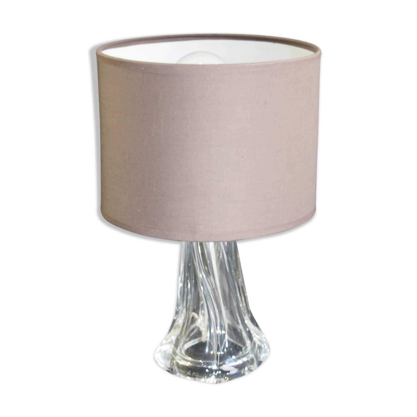 Daum France/vintage/crystal floor lamp