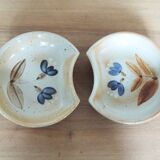 2 marsh stoneware bowls