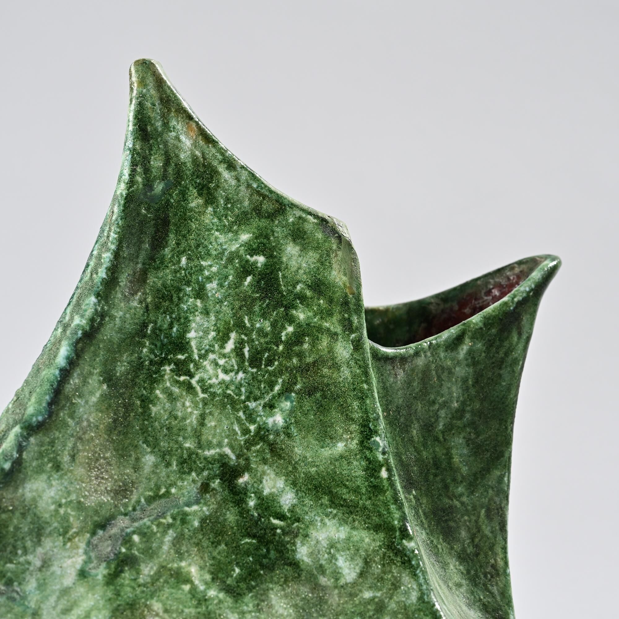 Ceramic vase by Béatrice Cenci, Italy, circa 1960.