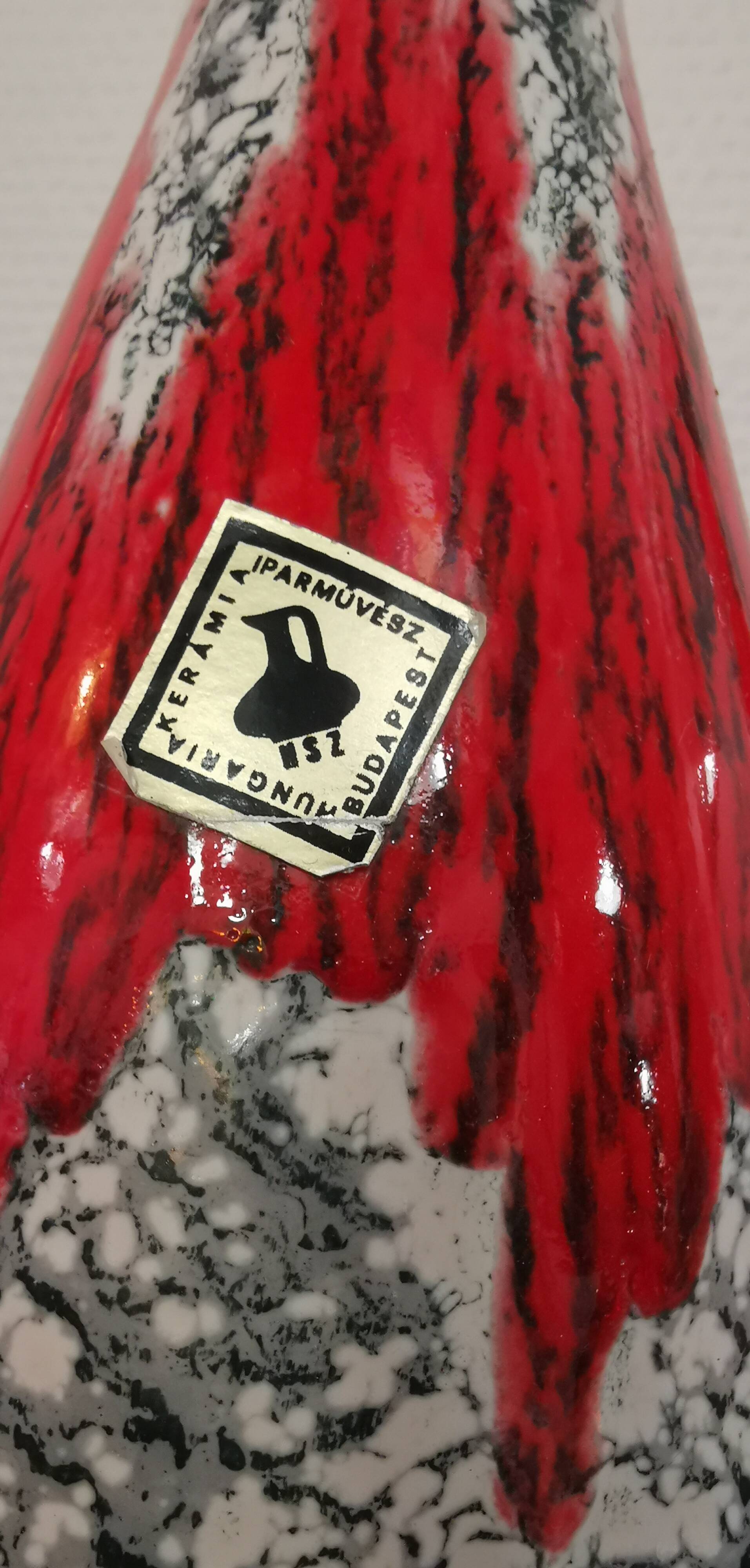 Vintage Fat Lava Vase Made in Hungary in the 70s