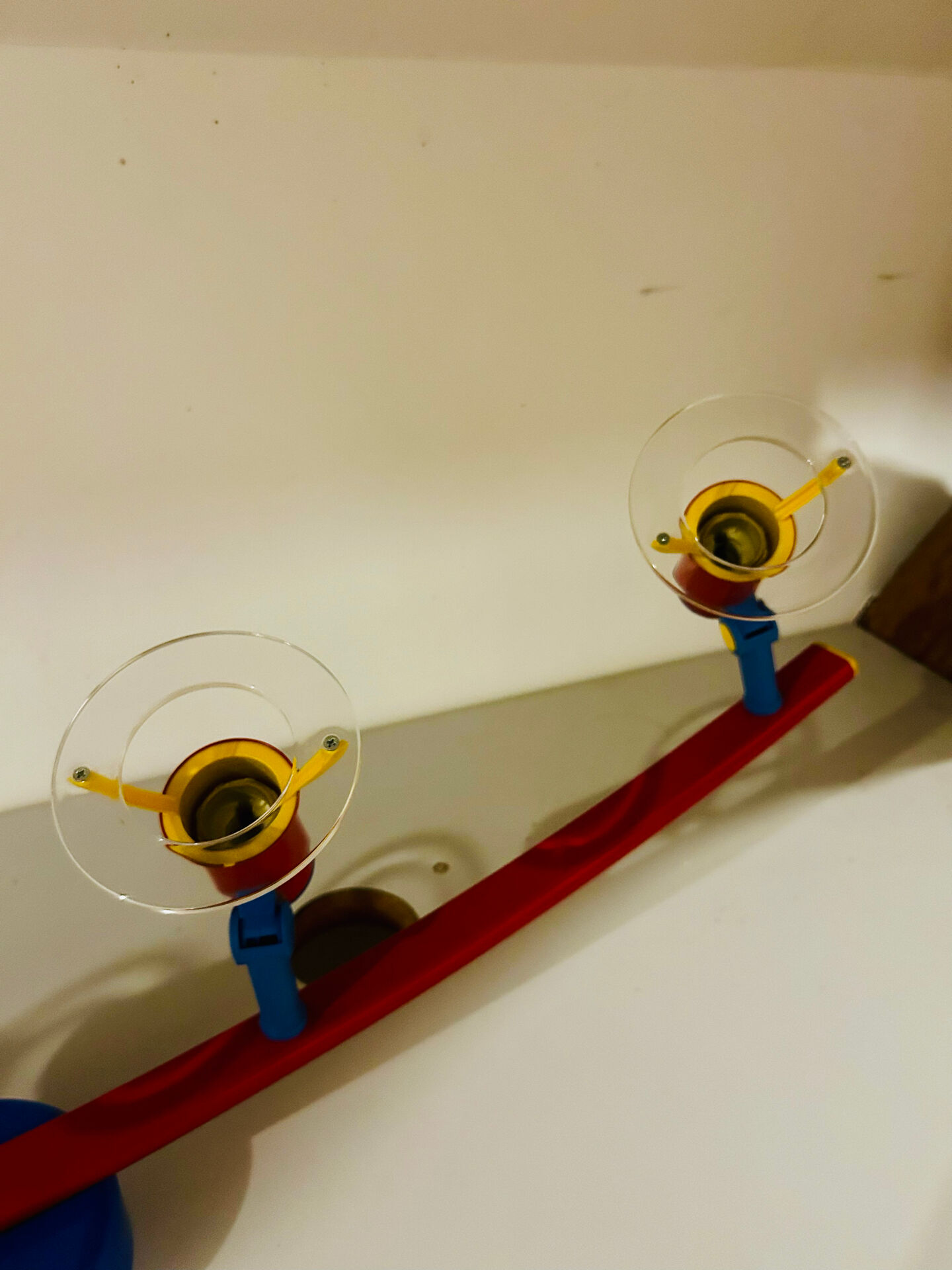 Ceiling light 4 Spots Shiny Vintage Germany 1980s