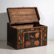 Antique Chinese chest painted in pine wood – China, circa 1900