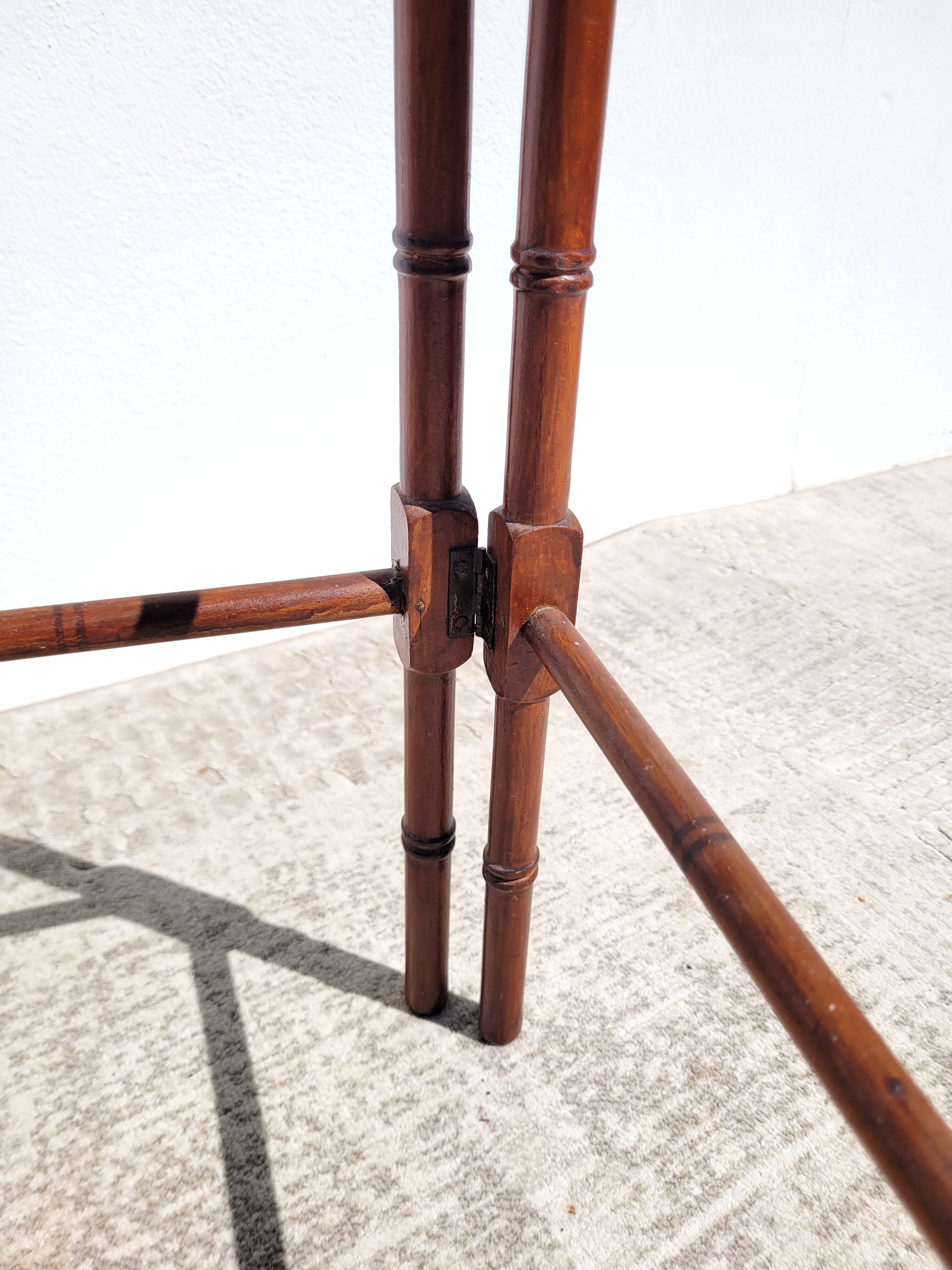 Towel rack old bamboo