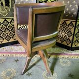 Fauteuil de bureau pivotant époque Art Déco