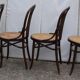 Lot of 4 chairs old bistro cyear