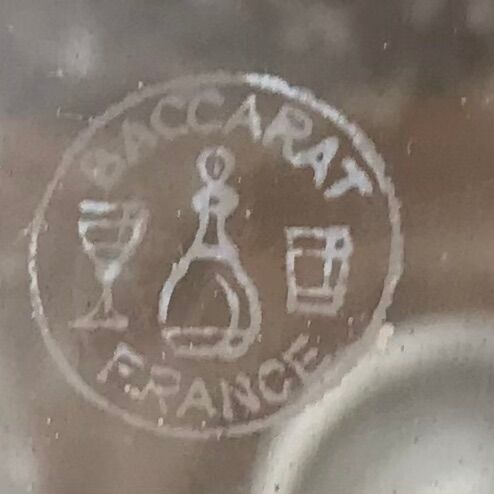 Baccarat crystal wine or port decanter Armagnac model