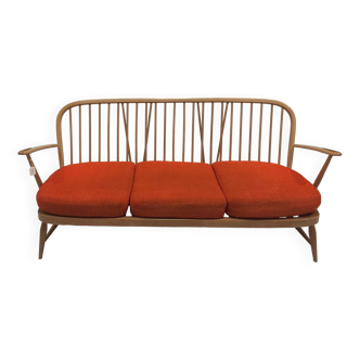 Ercol 3-seater bench sofa