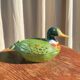 Terrine vintage barbotine canard (Michel Caugant)