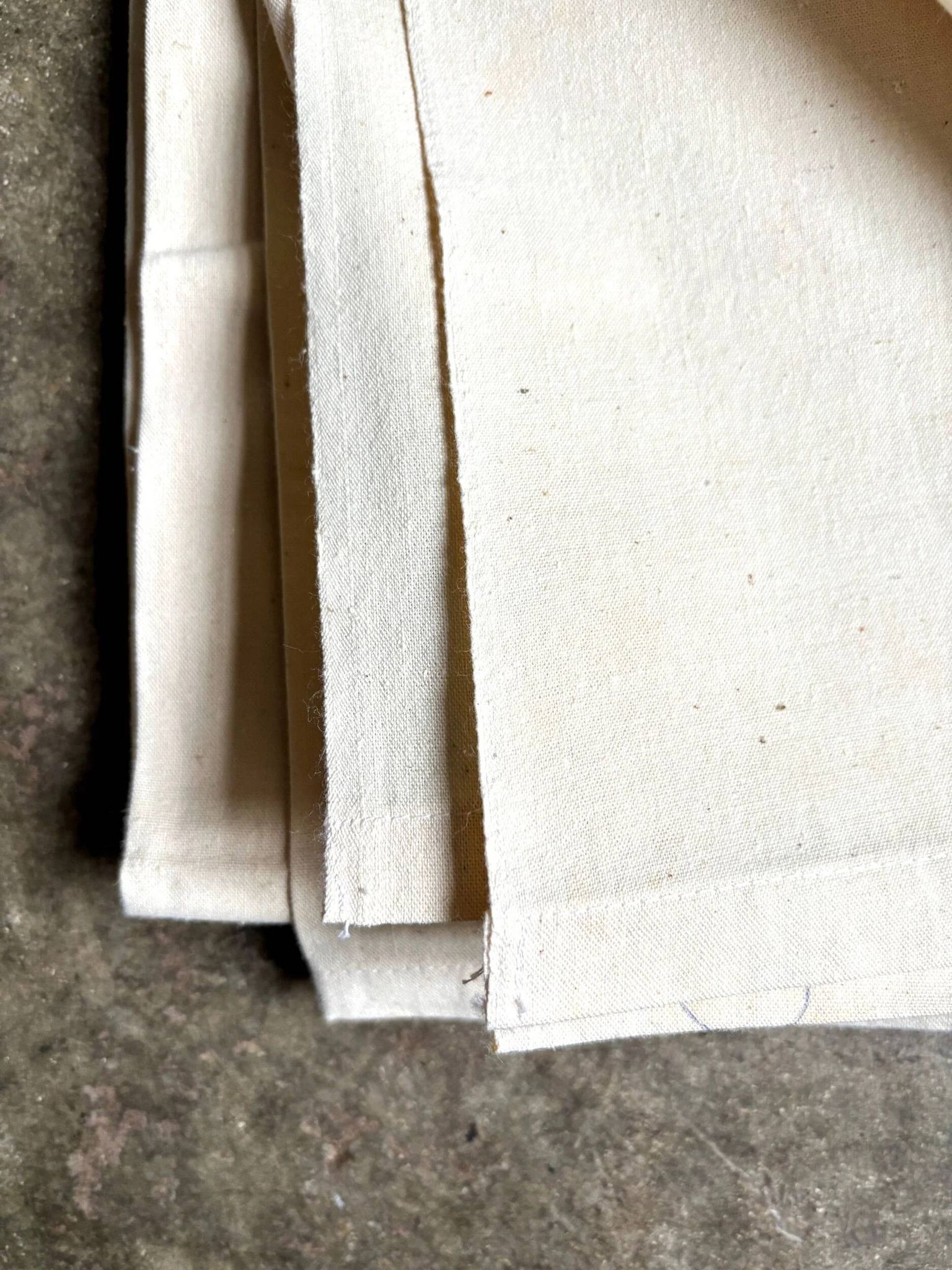 Drap en métis beige n°4 ☐ 240 x 320 cm