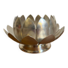 Plat vide poche en métal argenté fleur de lotus maison REED BARTON