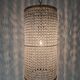 Set of 3 cylindrical crystal chandeliers in mid-century modern style attributed to Lobmeyr.