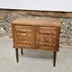 Brutalist two-door bedside table