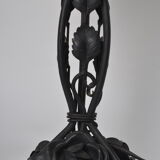 Art Nouveau shell lamp