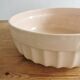 Salad bowl in pink faience Digoin