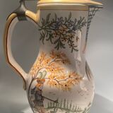 19th-century earthenware jug