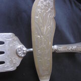 Fish service silver minerva XIXth