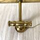 Wall light for brass picture lighting