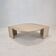 Table basse italienne en travertin, années 1980
