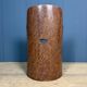 Old Swedish painted wooden trunk chair