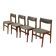 Set of four teak chairs, Danish design, 1970s, made in Denmark