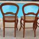 6 louis Philippe style chairs in solid wood merisier