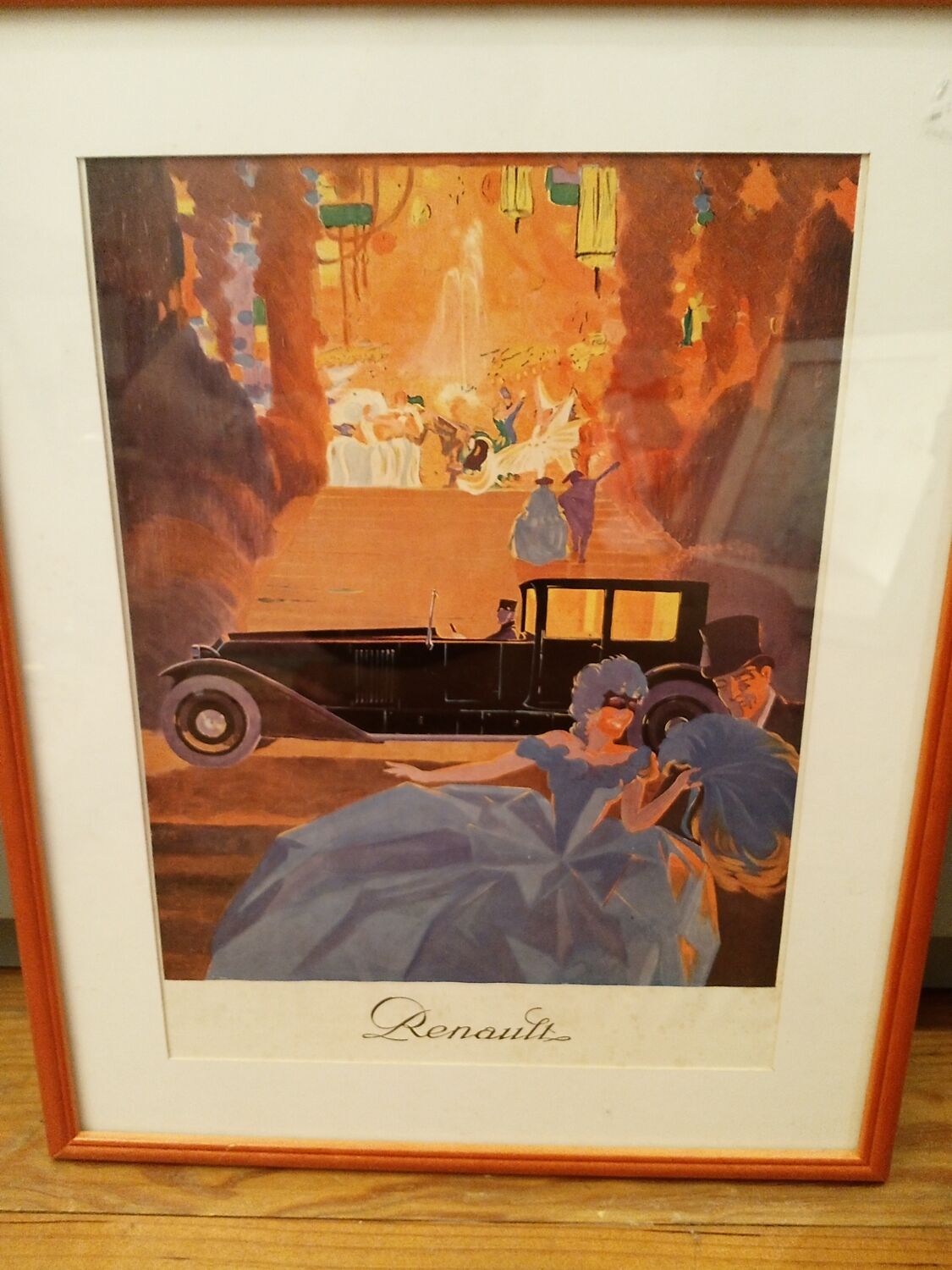 Old advertising poster