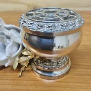 Vintage silver-plated English rose bowl (rose vase) Ianthe