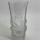 Vase vintage en verre taillé
