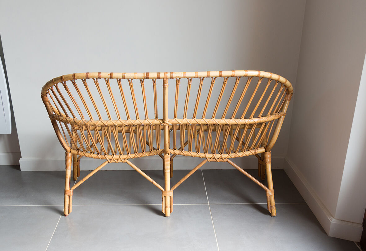 Seat rattan 2 seater