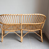 Seat rattan 2 seater