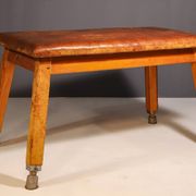 Gym bench vintage wood 1950s Czechoslovakia