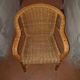 Rattan armchair