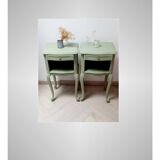 Pair of antique bedside tables