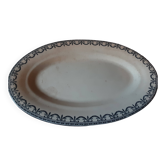 Large Terre de Fer dish. Salins